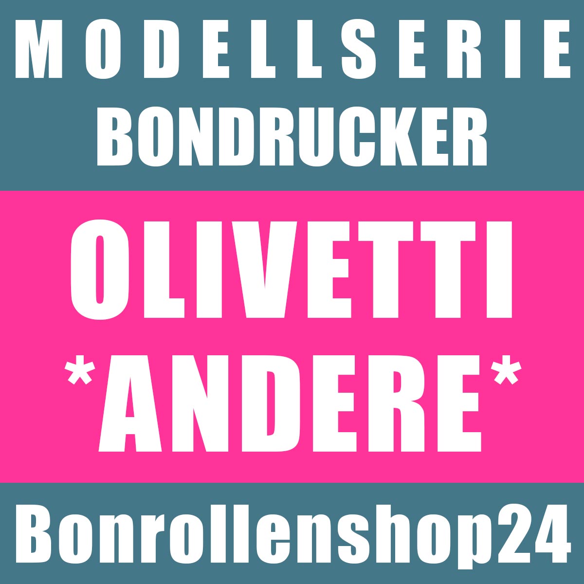 Bonrollen für andere Bondrucker des Herstellers Olivetti