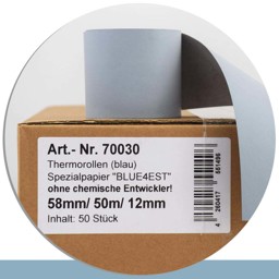 Zeige Details für 50 Öko-Thermorollen 58 / 50m / 12 - Blue4est® Bild von 50 Öko-Thermorollen 58 / 50m / 12 - Blue4est®