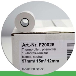 Zeige Details für 50 Thermorollen 57 / 15m / 12 - phenolfrei Bild von 50 Thermorollen 57 / 15m / 12 - phenolfrei