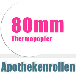 Apotheken-Thermorollen 80mm BPA-frei