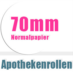 Zeige Produkte für Kategorie Apothekenrollen 70mm - Normalpapier Apothekenrollen 70mm Normalpapier