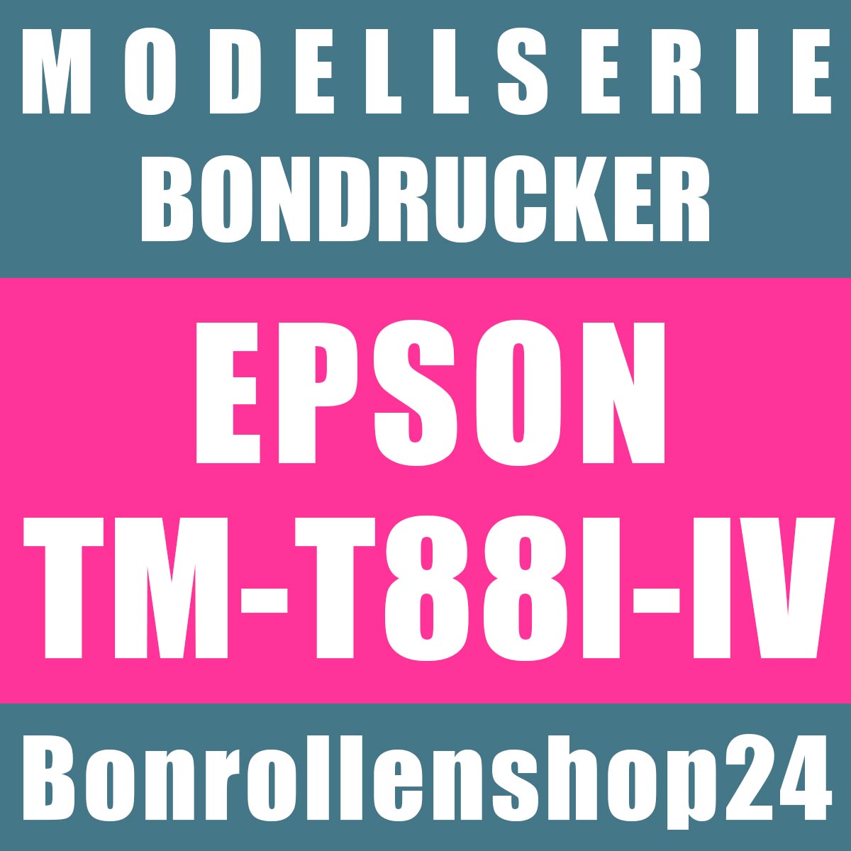 Bonrollen für Bondrucker der Serie Epson TM-T88I II III und IV