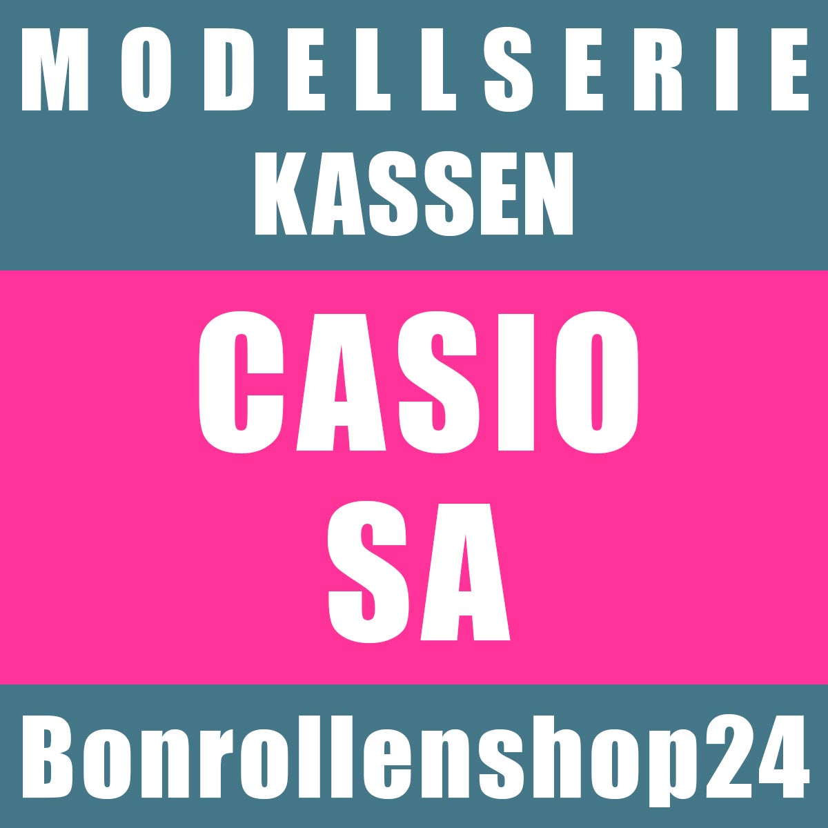 Bonrollen für Kassen der Serie Casio SA