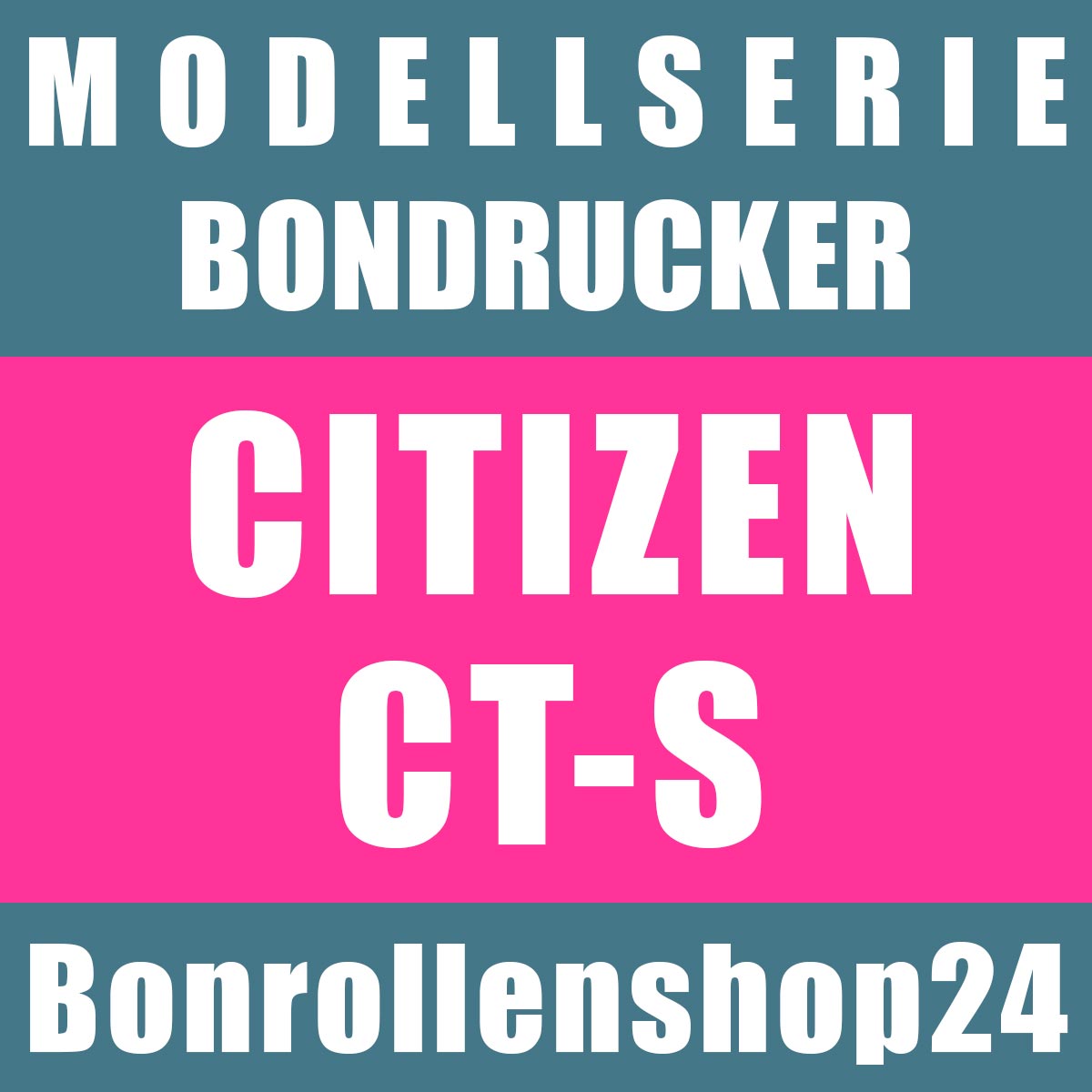 Bonrollen für Bondrucker der Serie Citizen CT-S