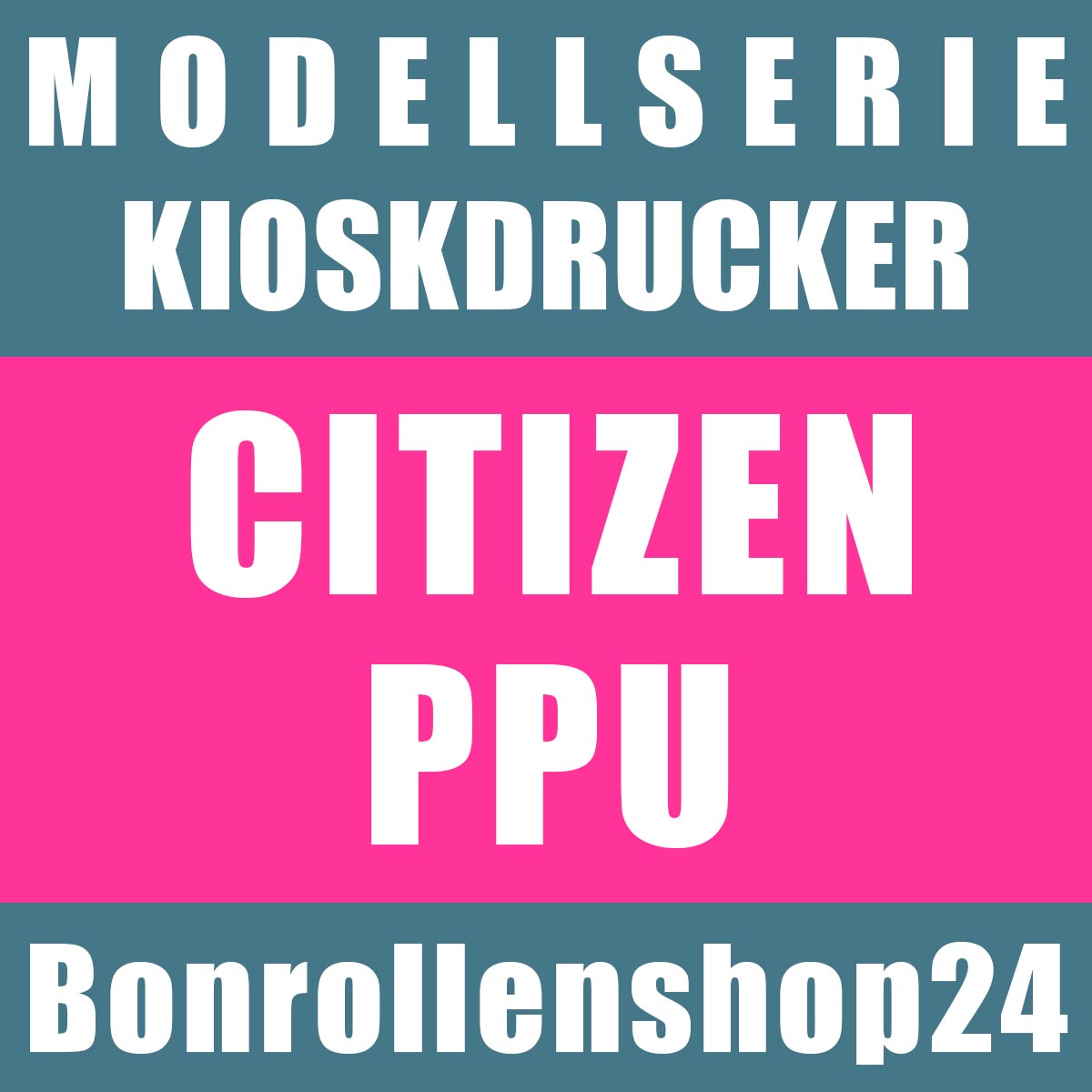 Bonrollen für Kioskdrucker der Serie Citizen PPU