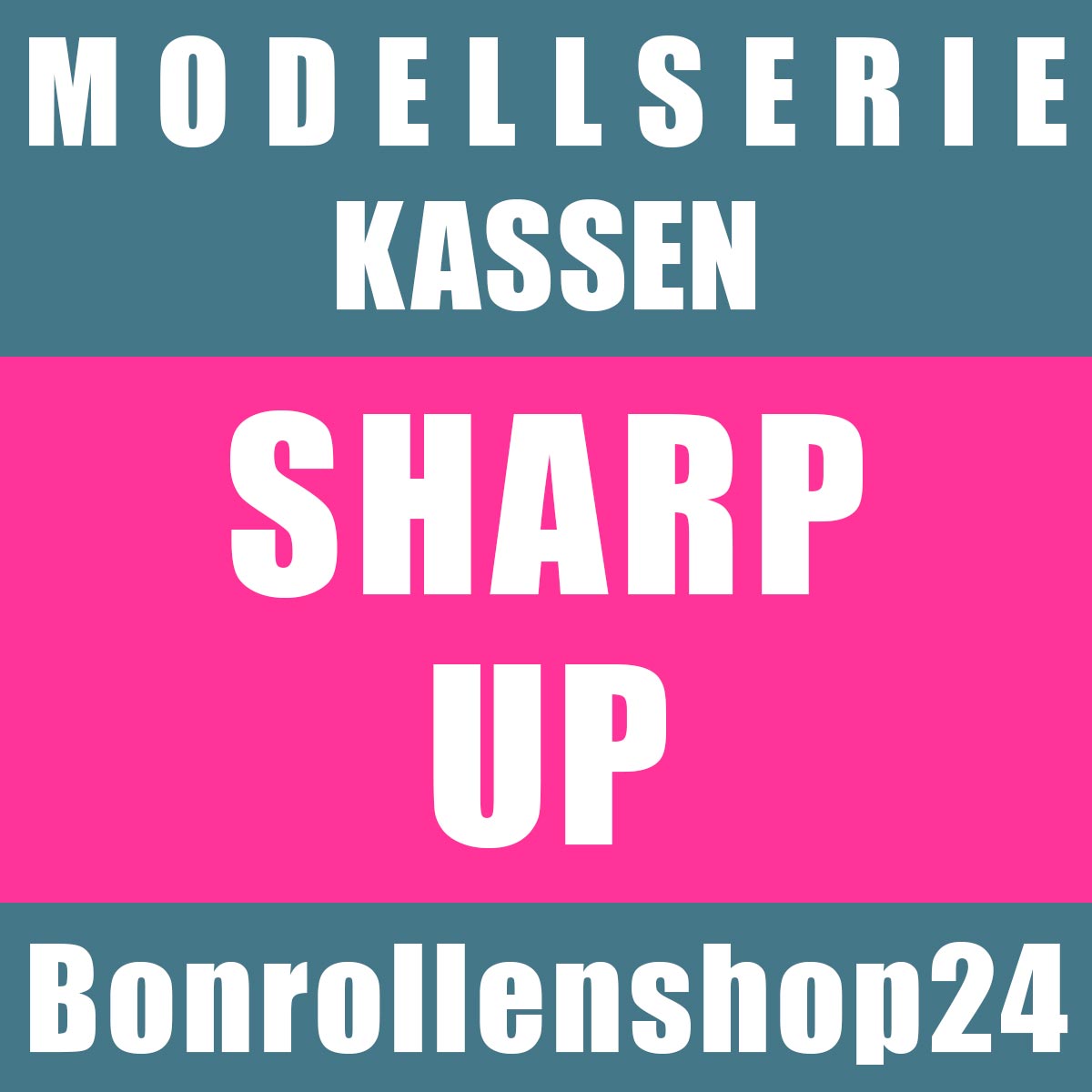 Bonrollen für Kassen der Serie Sharp UP