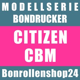 Bonrollen für Bondrucker der Serie Citizen CBM