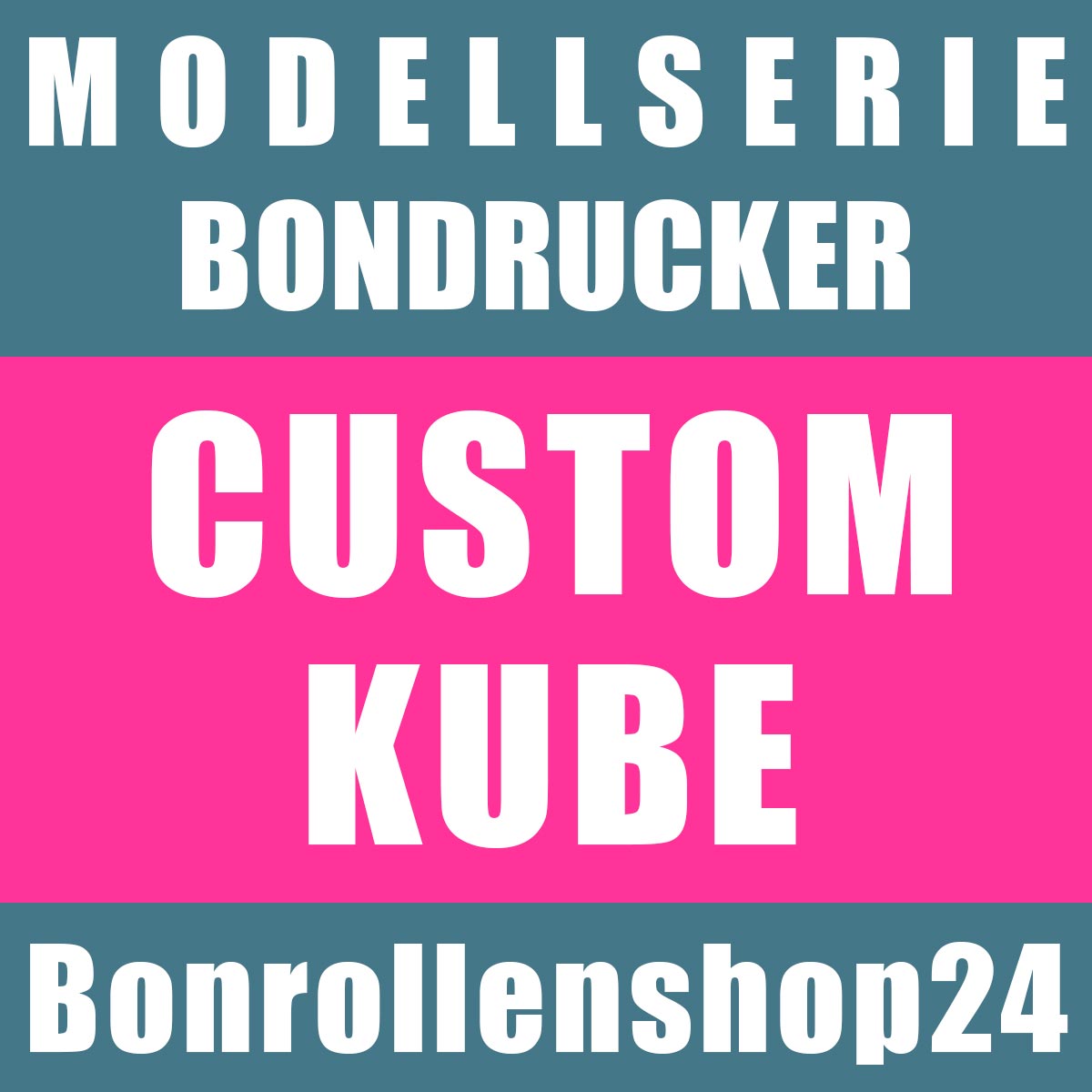 Bonrollen für Bondrucker der Serie Custom Kube