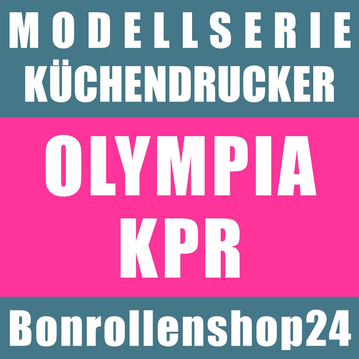 Bonrollen für Küchendrucker der Serie Olympia KPR