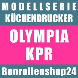 Bonrollen für Küchendrucker der Serie Olympia KPR