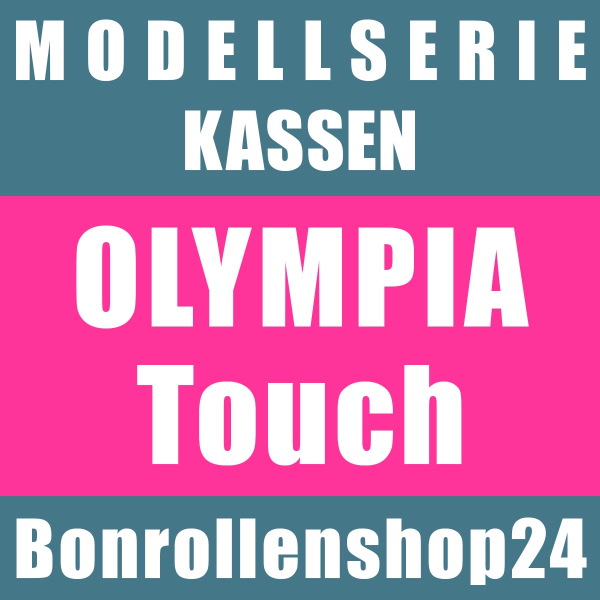 Bonrollen für Kassen der Serie Olympia Touch