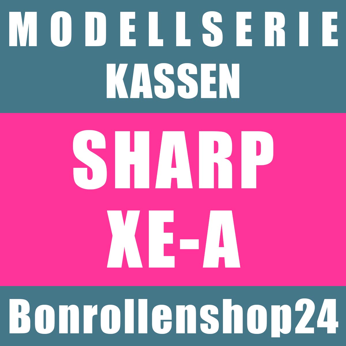 Bonrollen für Kassen der Serie Sharp XE-A