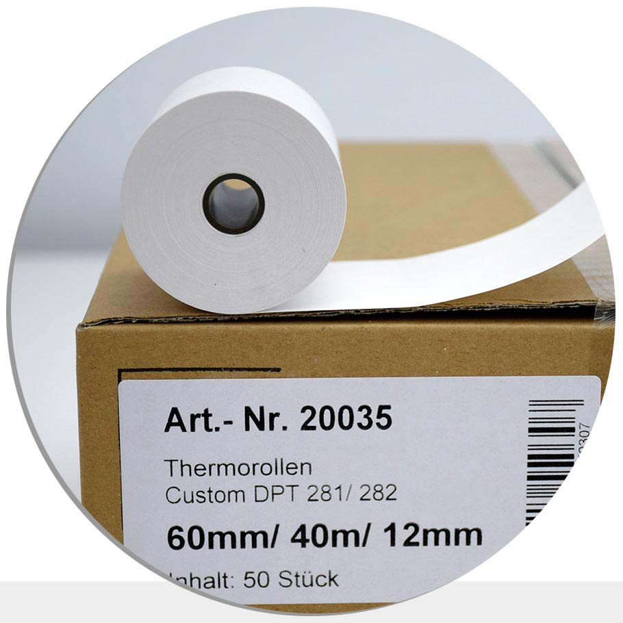 Bild von 50 Thermorollen 60 / 40m / 12