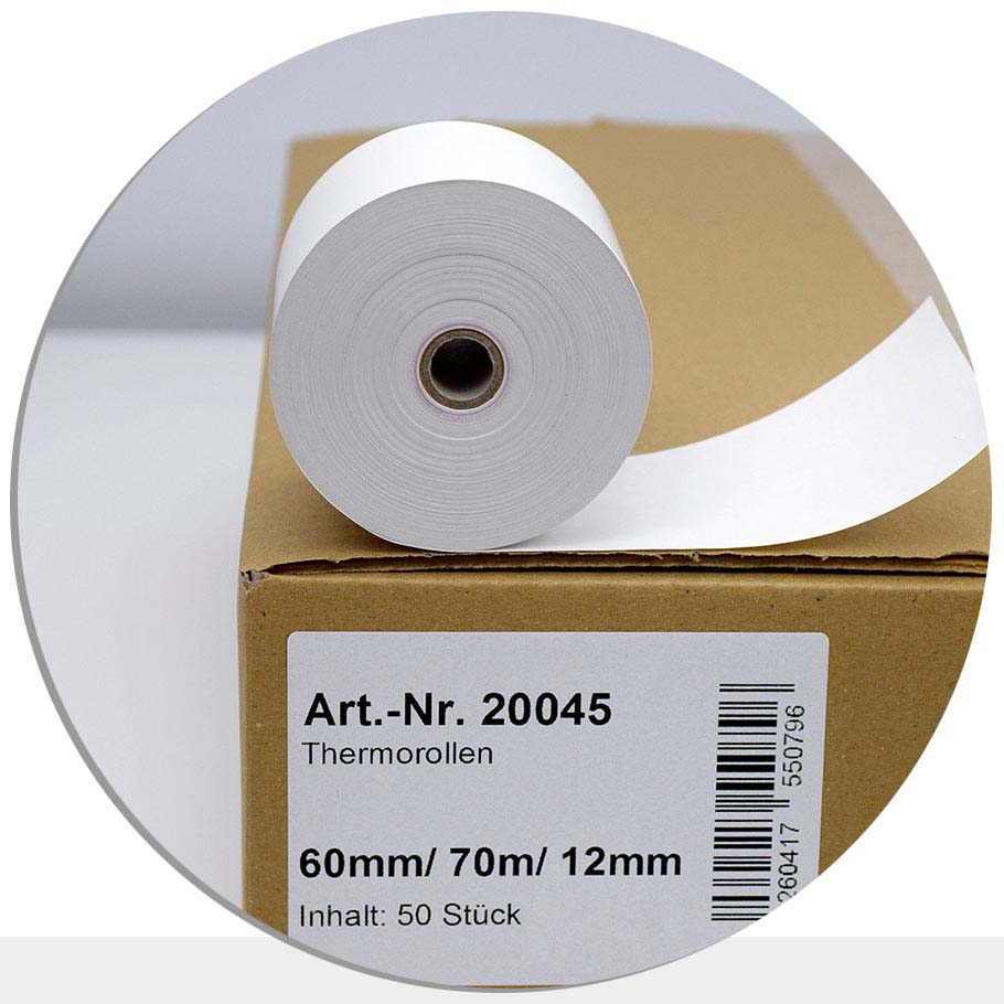 Bild von 50 Thermorollen 60 / 70m / 12