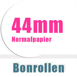 Bonrollen 44mm Normalpapier