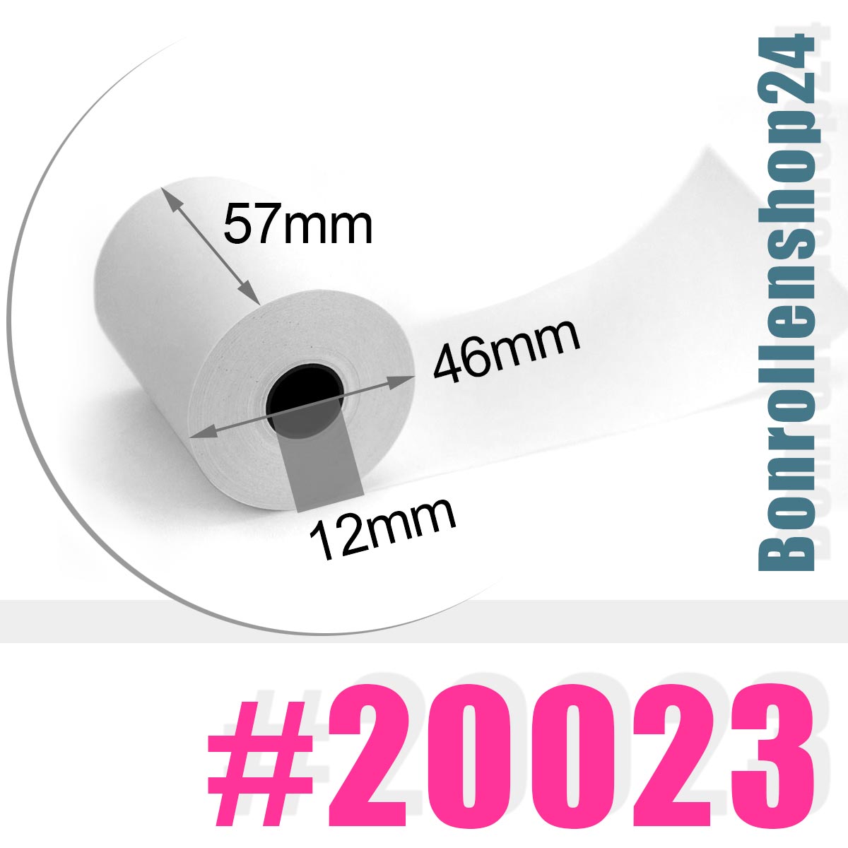 Thermo-Bonrollen 57 25m 12 aus BPA-freiem Thermopapier kaufen