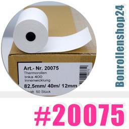 Thermorollen 82/40m/12 | BPA-frei | Artikel Nr. 20075