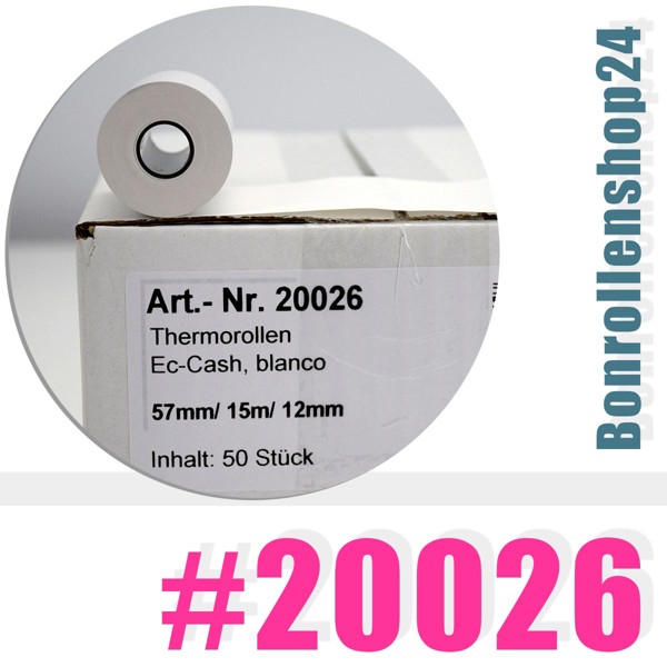 EC-Thermorollen 57/15m/12 | BPA-frei | Artikel Nr. 20026