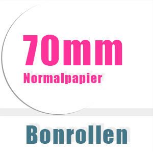 Bonrollen 70mm Normalpapier