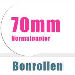 Bonrollen 70mm Normalpapier