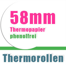 Thermorollen 58mm phenolfrei