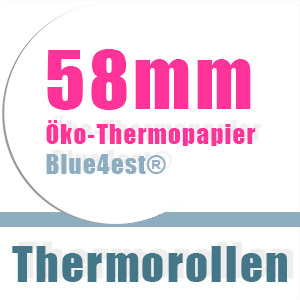 Öko-Thermorollen 58mm Blue4est