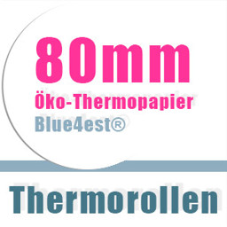 Öko-Thermorollen 80mm Blue4est